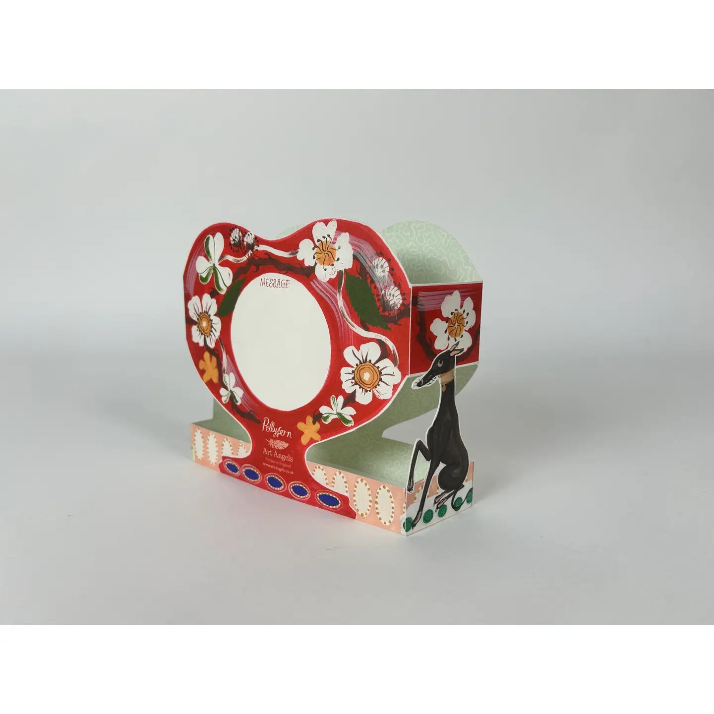 Swan and Thorn Die-Cut Card