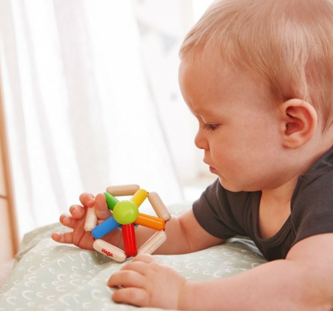 Color Carousel Wooden Clutching Toy