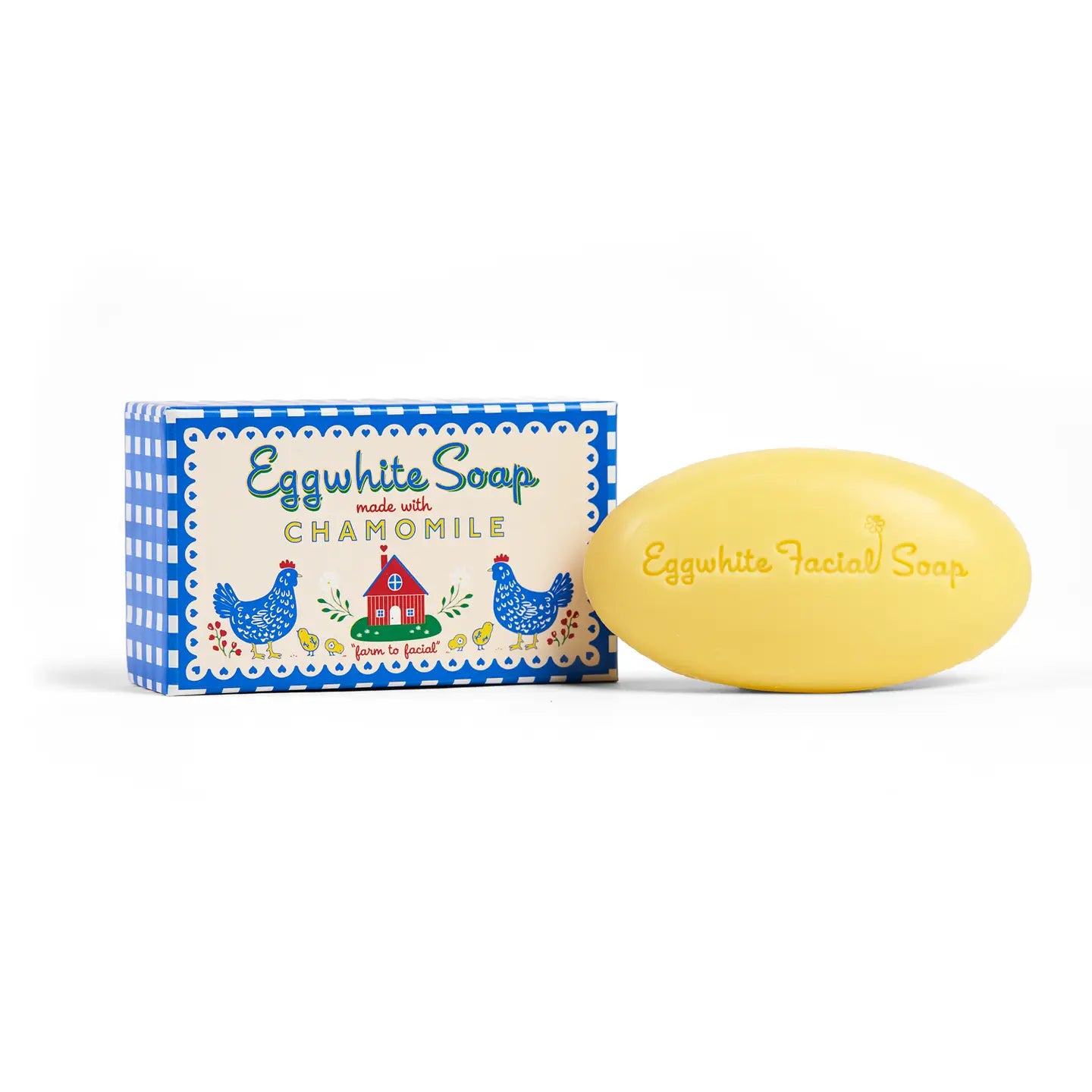 Eggwhite and Chamomile Flower Soap Facial Bar