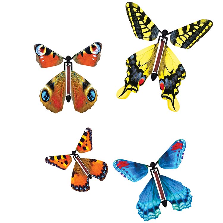 Flutter-By Wind Up Butterfly