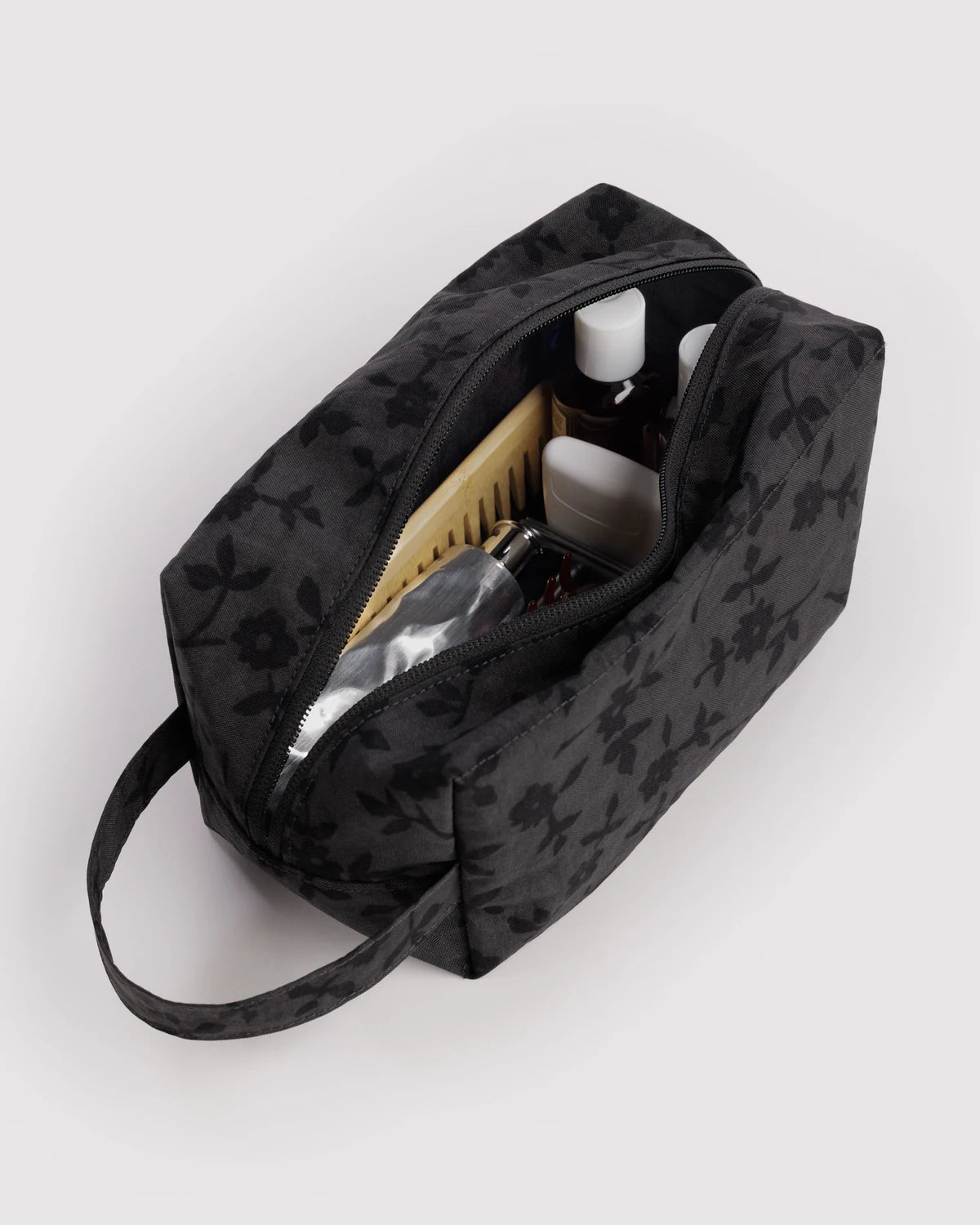 Dopp Kit in Charcoal Ditsy Floral