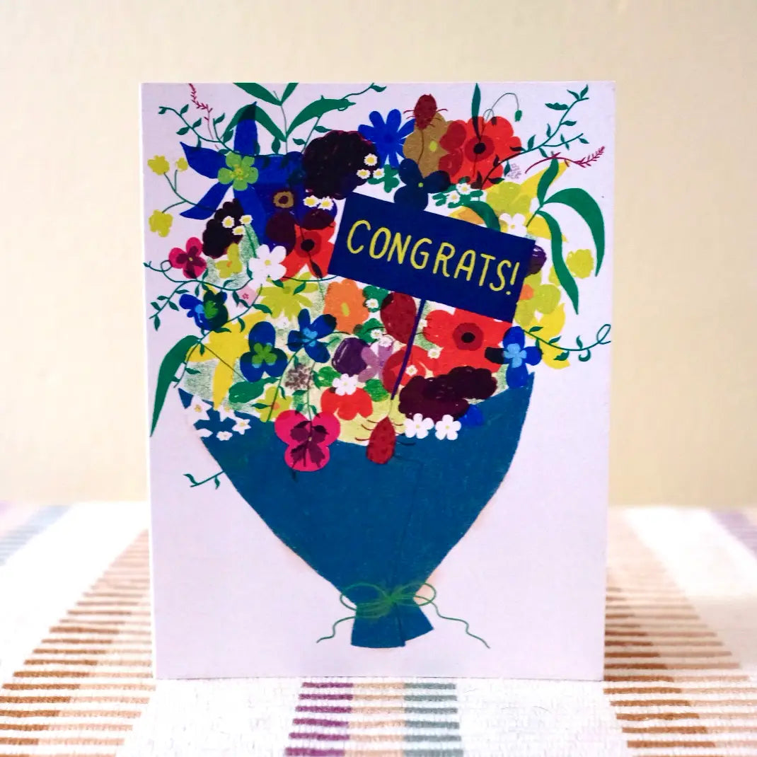 Congrats Bouquet Card