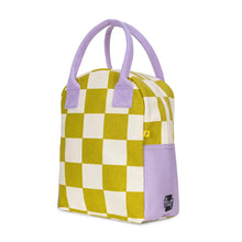 Load image into Gallery viewer, Fluf | Zipper Lunch Bag in Pear Checks