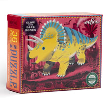 Load image into Gallery viewer, Eeboo | Mini Glow in the Dark Dinosaur 36 Piece Puzzles