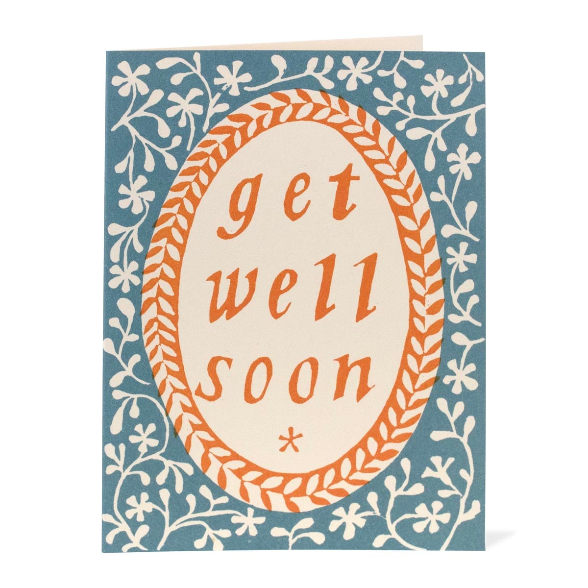 Get Well Soon in Turquoise and Orange