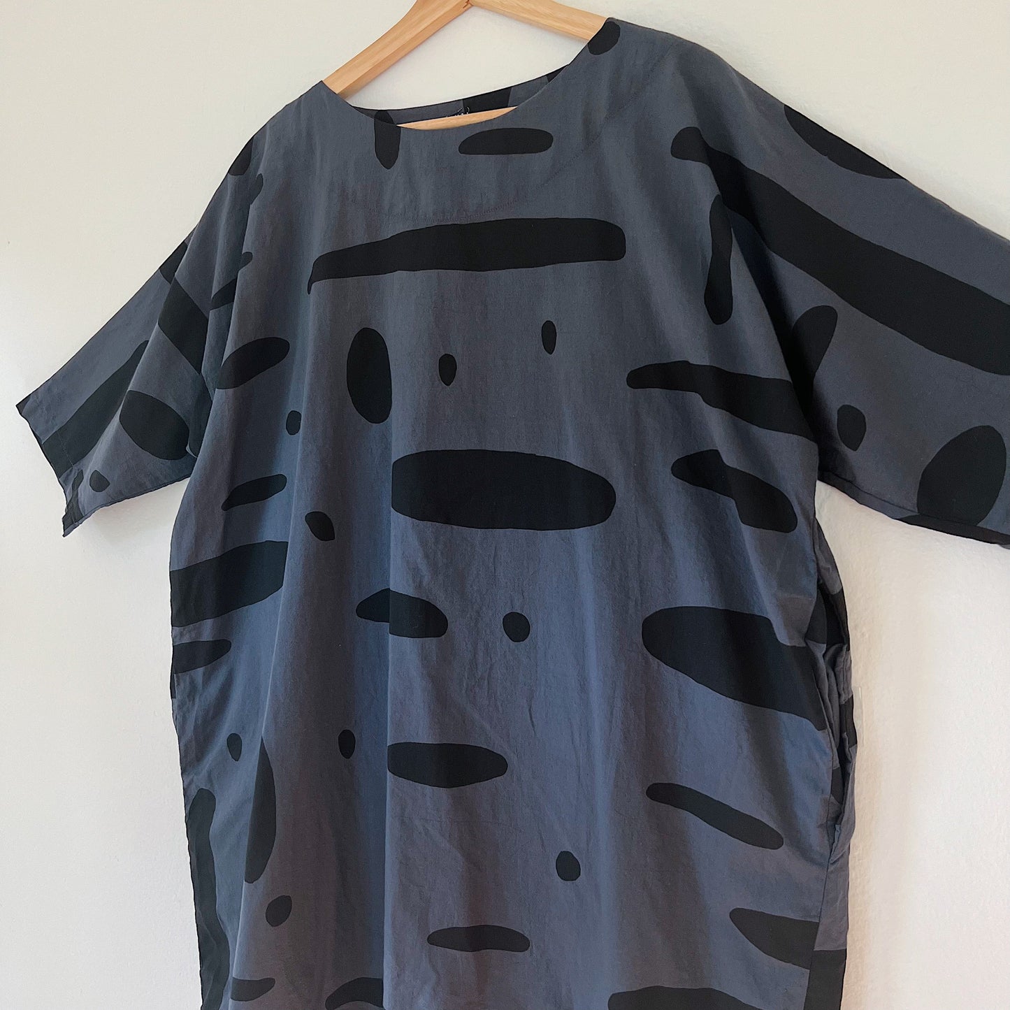 Charcoal Pebble Now Dress