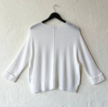 Load image into Gallery viewer, Habitat | Step Into Spring Pullover in White
