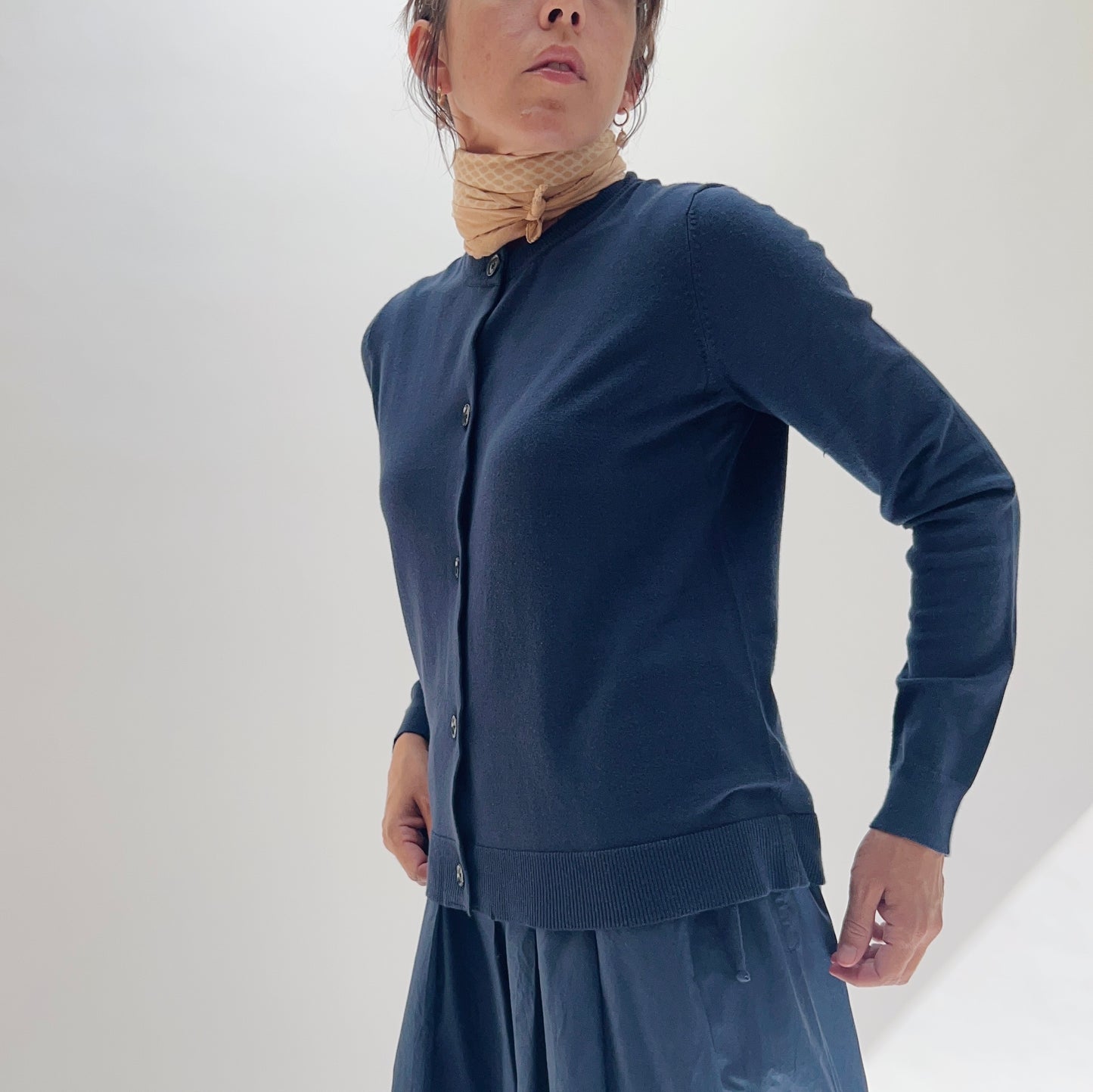 MaLeanne Cardigan in Indigo