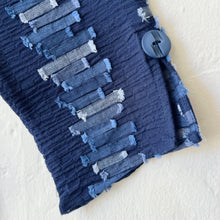 Load image into Gallery viewer, Habitat | Embroidered Cotton Button Back Pullover in Navy