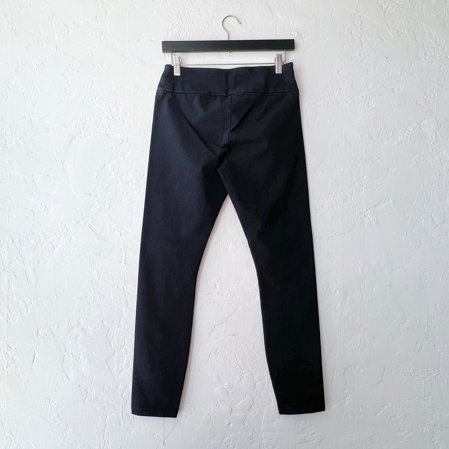 Stonewash Cotton Spun Easy Pant in Black
