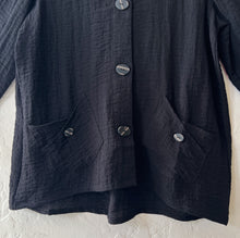 Load image into Gallery viewer, Habitat | Express Solid Tulip Sleeve Jacket in Black