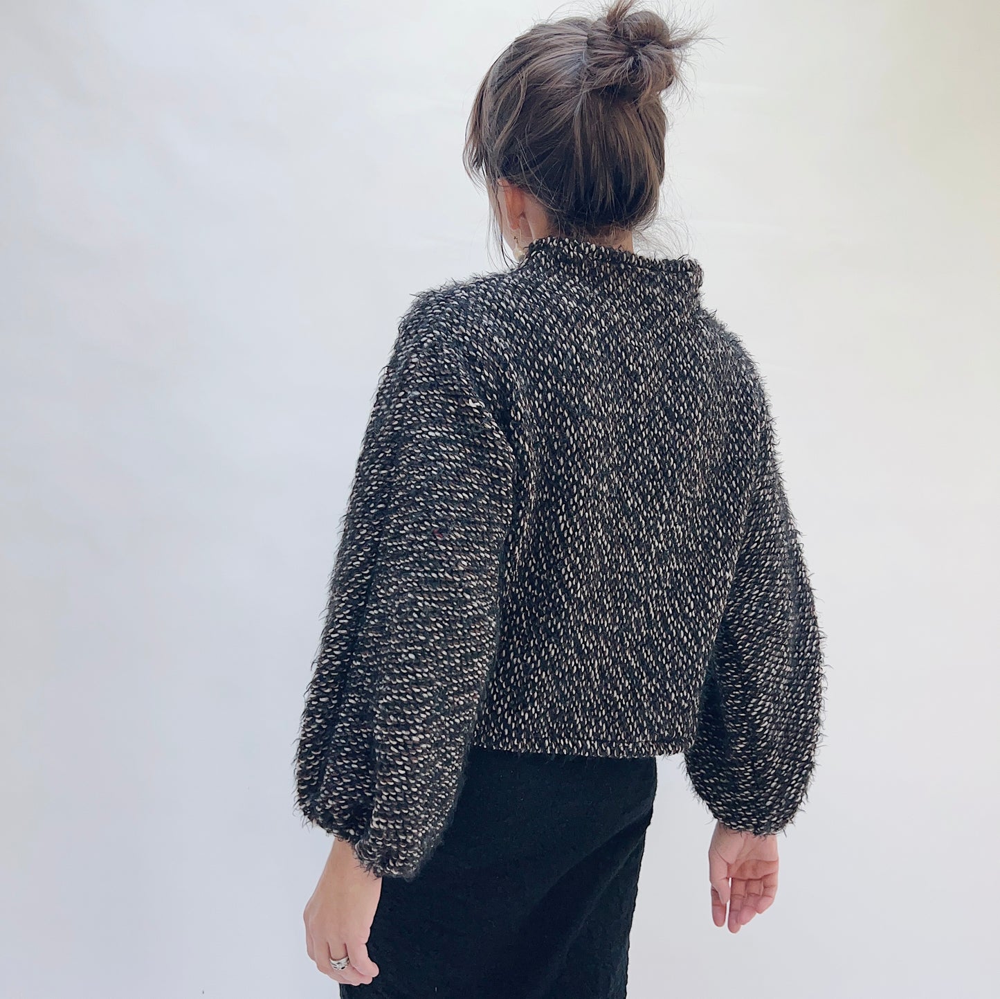 Anna Sweater in Nero Knit