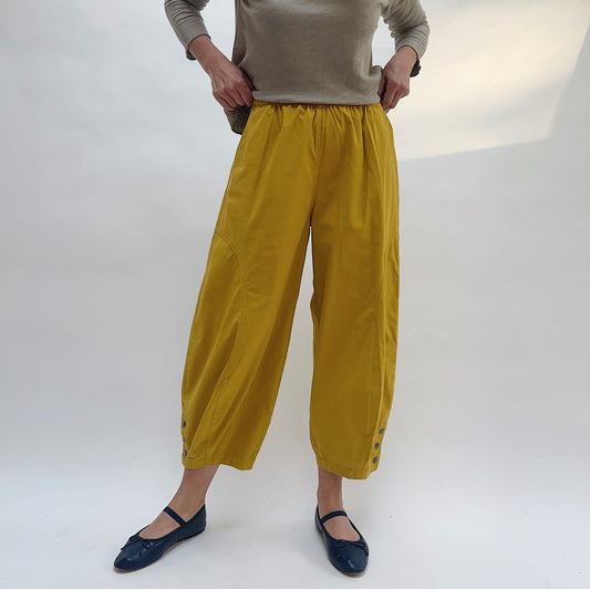Eleven Stitch | Snap Doreen Pant in Mustard
