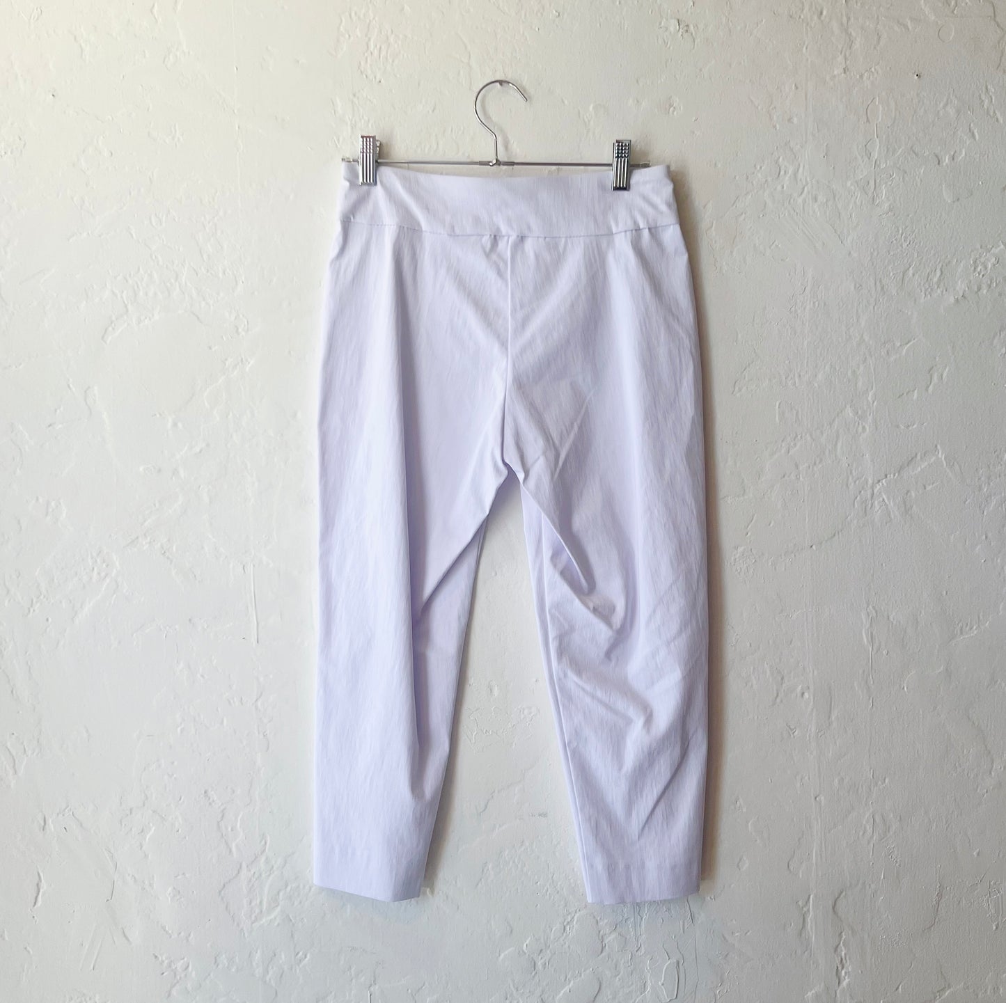 Krazy Larry | Pull On Capri Pant in White