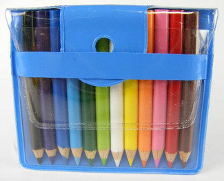 12 Mini Color Pencils in Pouch