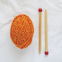 Load image into Gallery viewer, Discover Knitting | Yellow Pumpkin Scarf