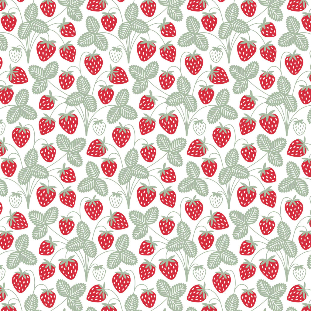 Alna Dress in Strawberry Print