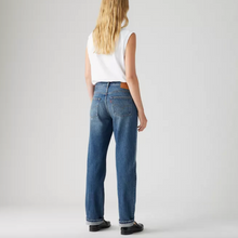 Load image into Gallery viewer, Person wearing blue jeans and a white top on a plain background