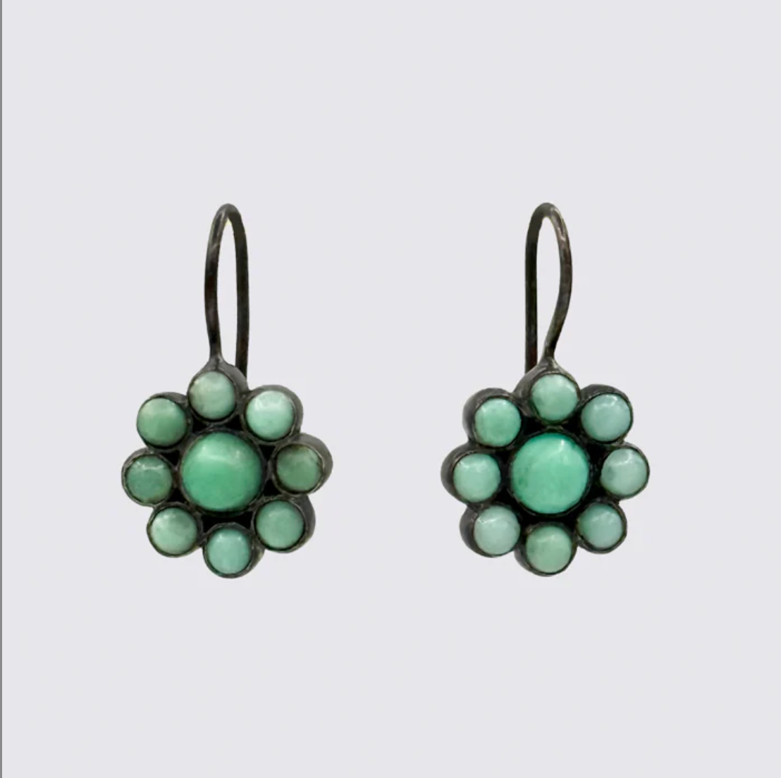 Jane Diaz | Chrysoprase Flower Drop Earrings