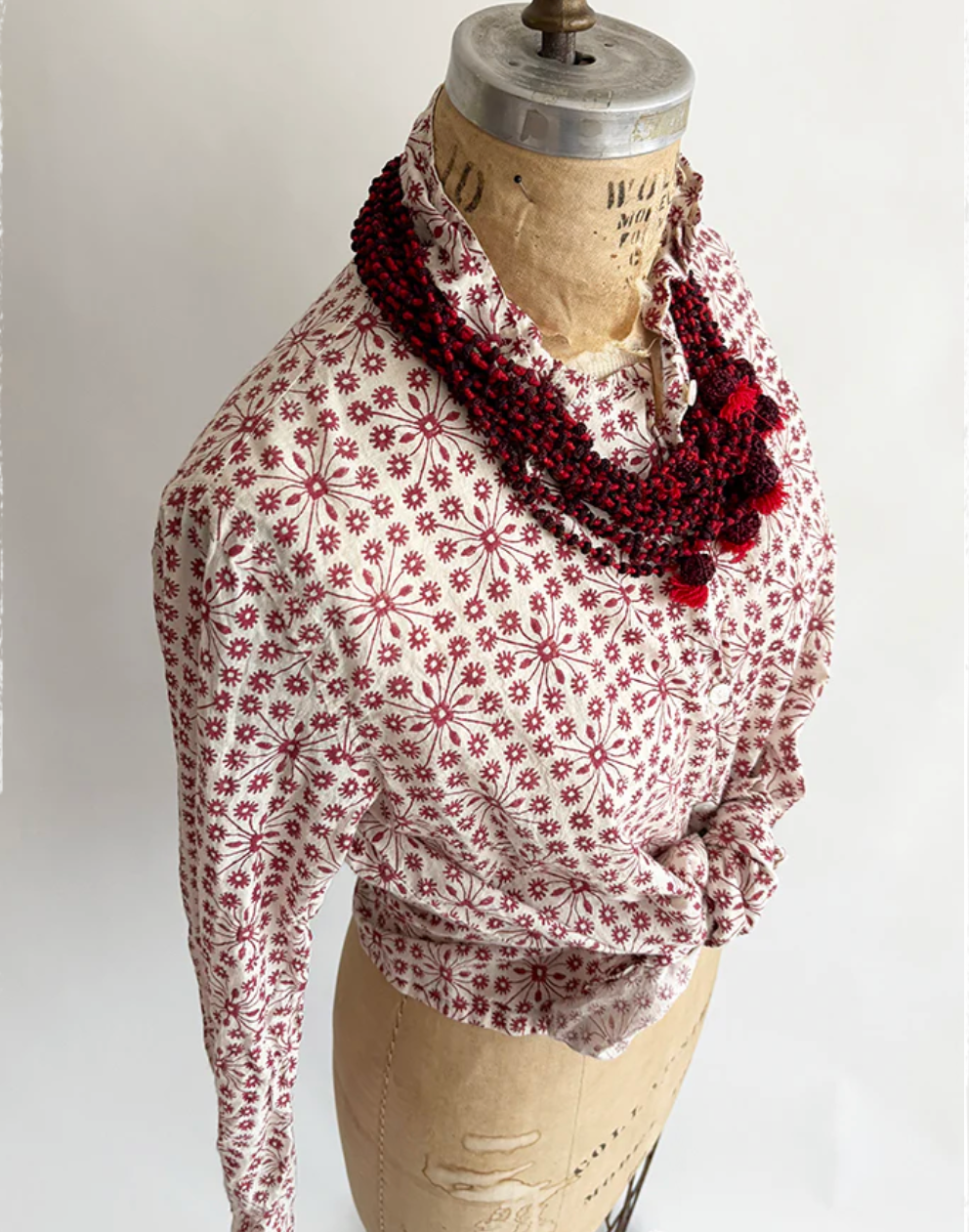Button Shirt in Tendrils Print