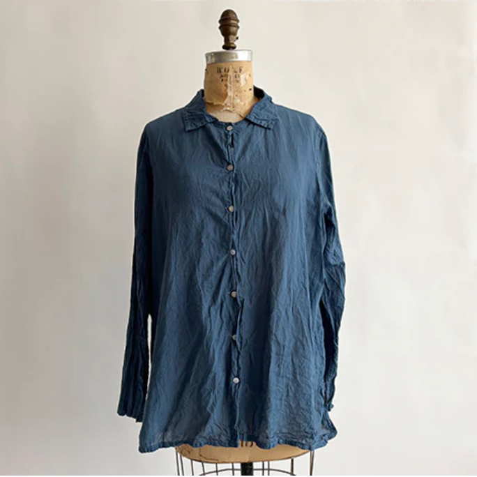 Button Shirt in Steel