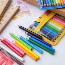Load image into Gallery viewer, 12 Mini Color Pencils in Pouch