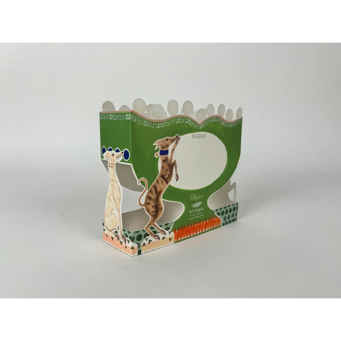 Roaming Horses Die-Cut Card