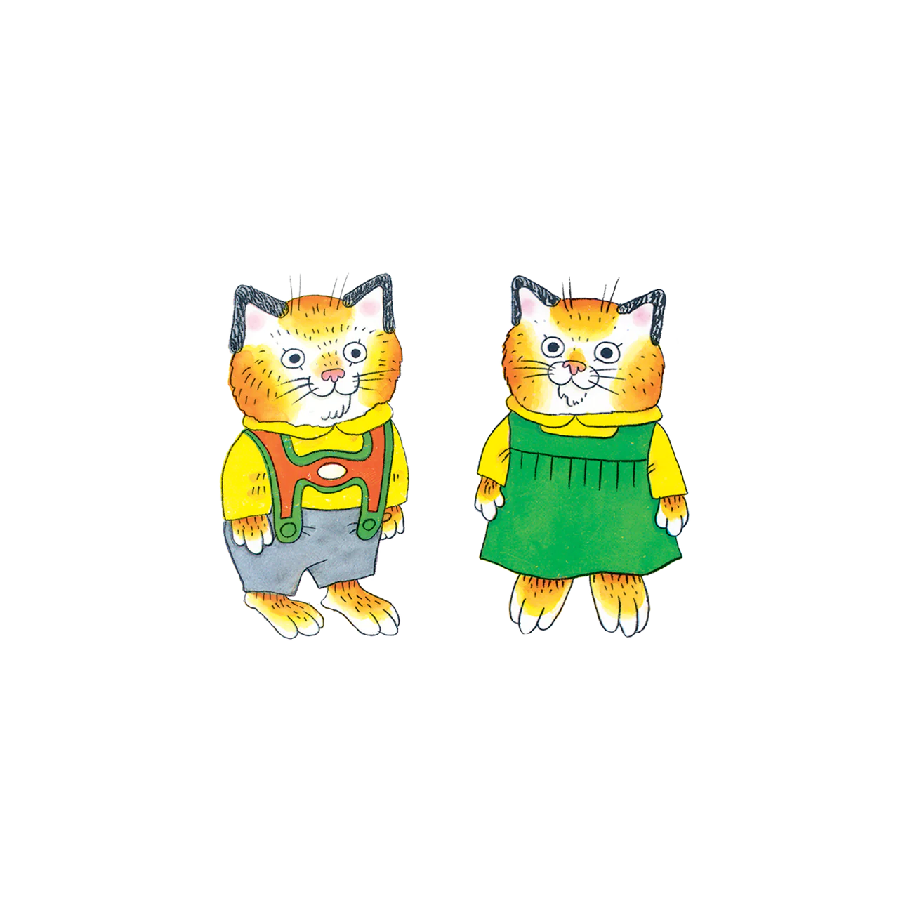 Tattly | Huckle & Sally Cat Richard Scarry Tattoo