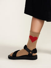 Load image into Gallery viewer, Hansel From Basel | Love Cashmere Crew in Camel