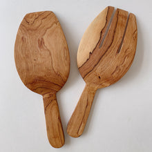 Load image into Gallery viewer, Kenyan Wide Inlaid Salad Servers