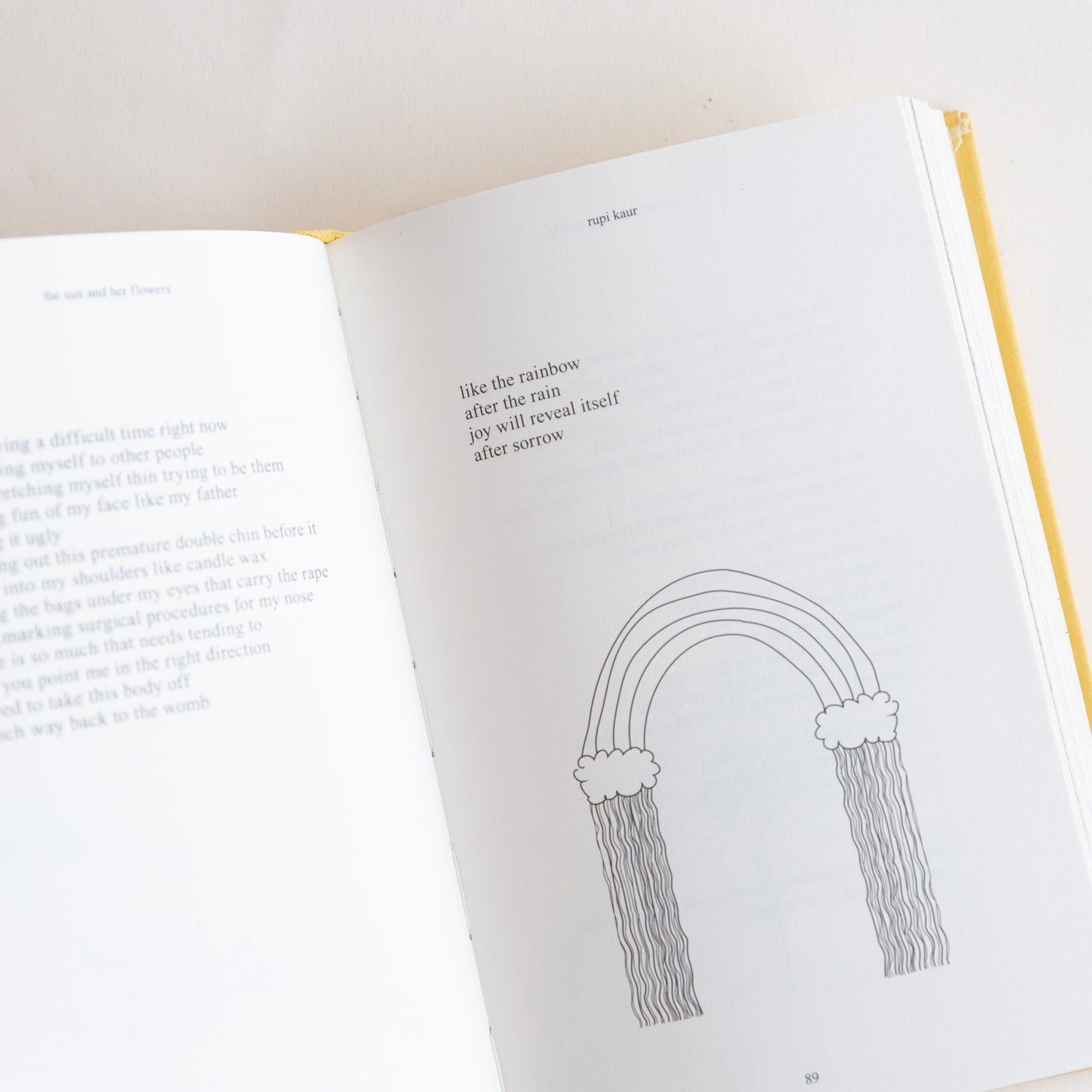 inside view of "the sun and her flowers"