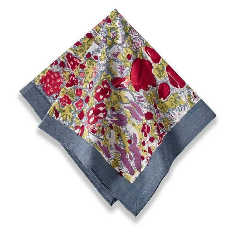 Jardin Red & Grey Napkins | Set of 6