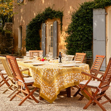 Load image into Gallery viewer, French Tablecloth | Forest Harvest Grey &amp; Mustard
