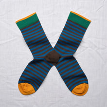 Load image into Gallery viewer, Bonne Maison | Striped Socks in Umber
