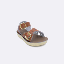 Load image into Gallery viewer, Salt Water | Kids&#39; Sweetheart Sandal in Tan
