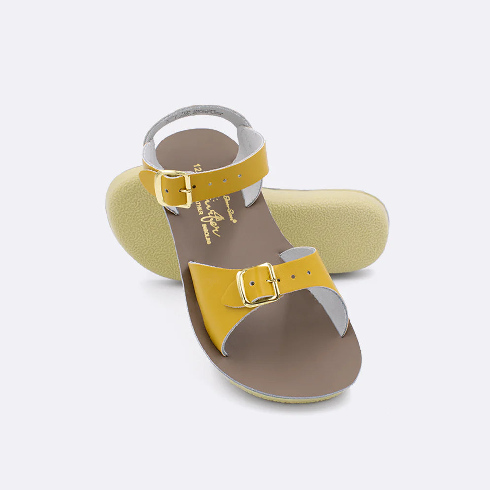 Salt Water | Kids' Surfer Sandal in Mustard