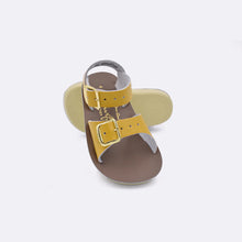 Load image into Gallery viewer, Salt Water | Kids&#39; Surfer Sandal in Mustard
