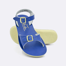 Load image into Gallery viewer, Salt Water | Kids&#39; Surfer Sandal in Cobalt
