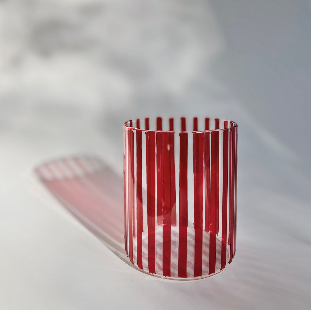 Red Stripe Votives