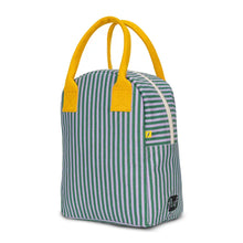 Load image into Gallery viewer, Fluf | Zipper Lunch Bag in Candy Stripe Grass
