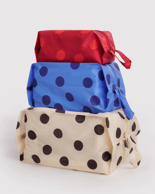 3D Zip Set in Polka Dot Mix