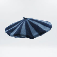 Load image into Gallery viewer, Berlingot Beret in Blue and Denim
