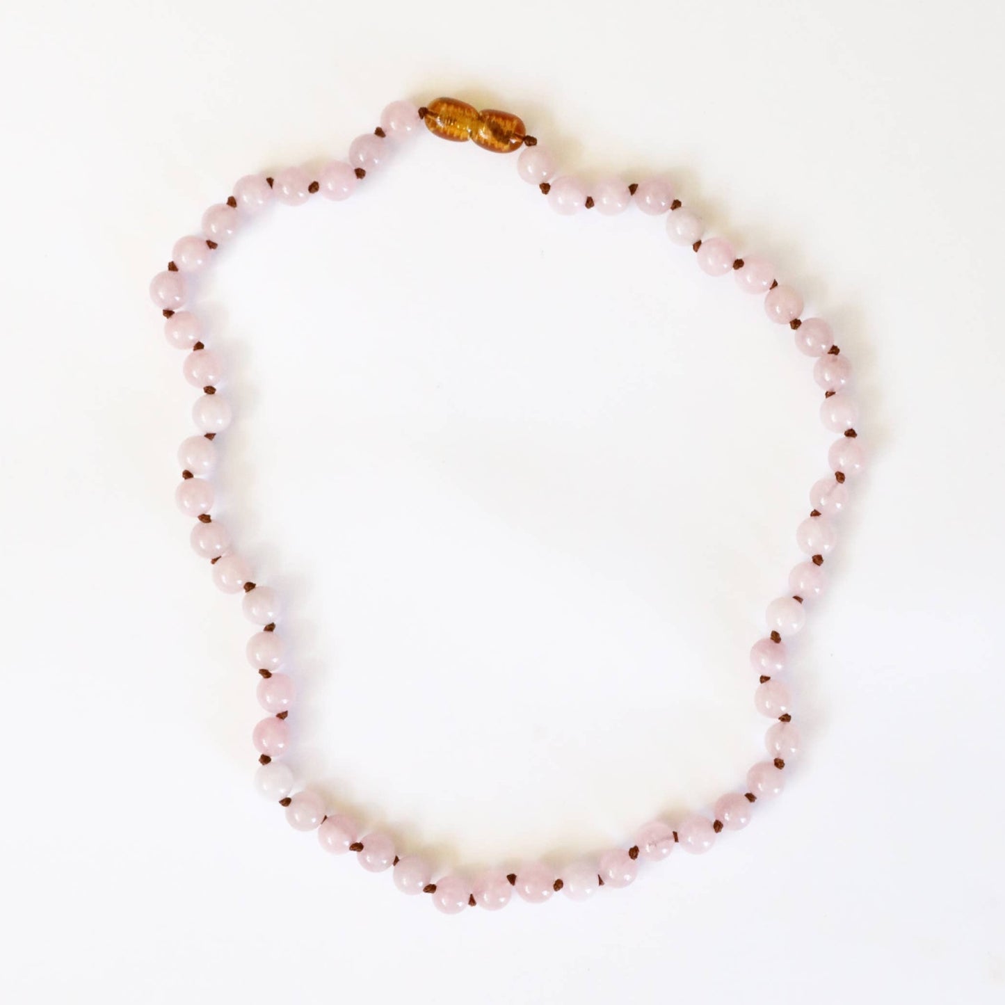 Pure Gemstone Rose Quartz Necklace