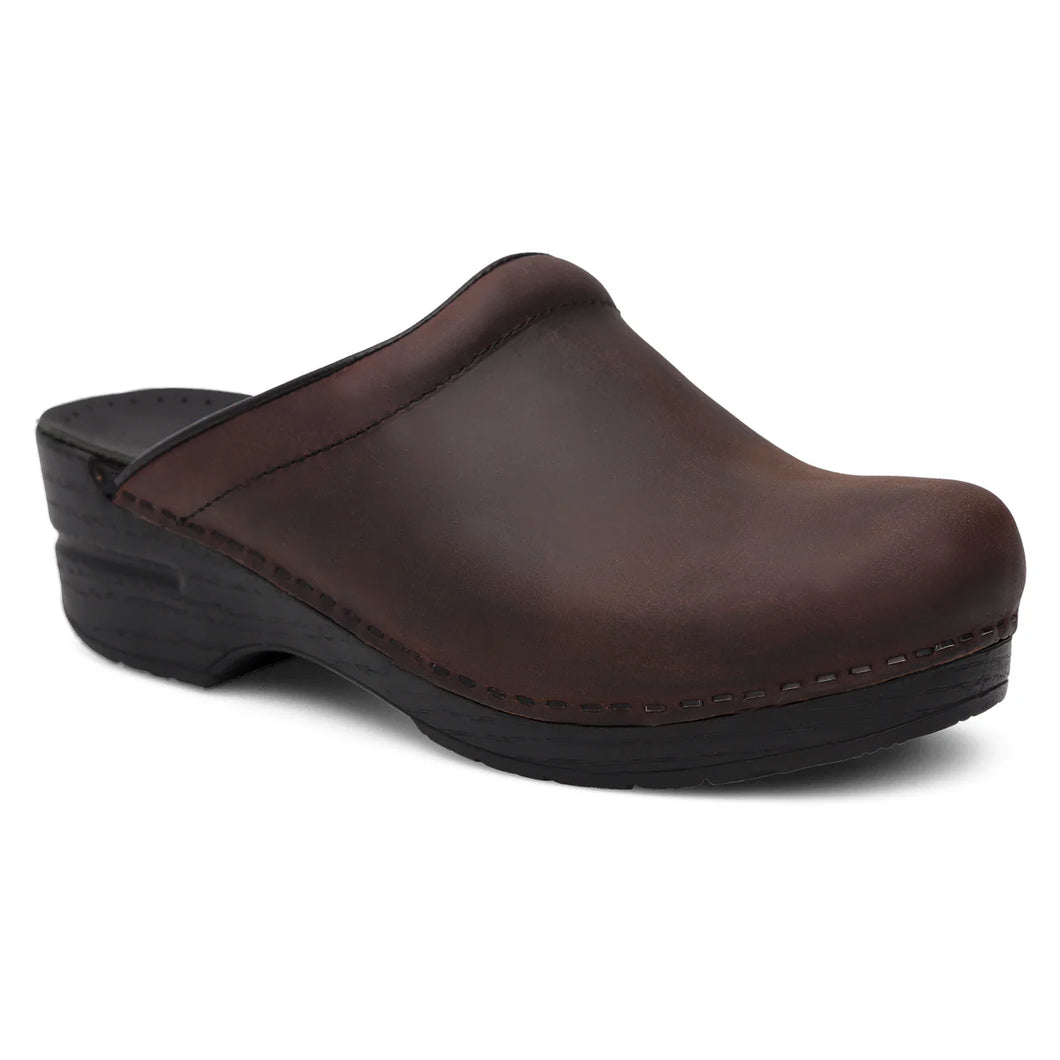 Dansko | Sonja Clog in Antique Brown/Black