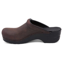 Load image into Gallery viewer, Dansko | Sonja Clog in Antique Brown/Black
