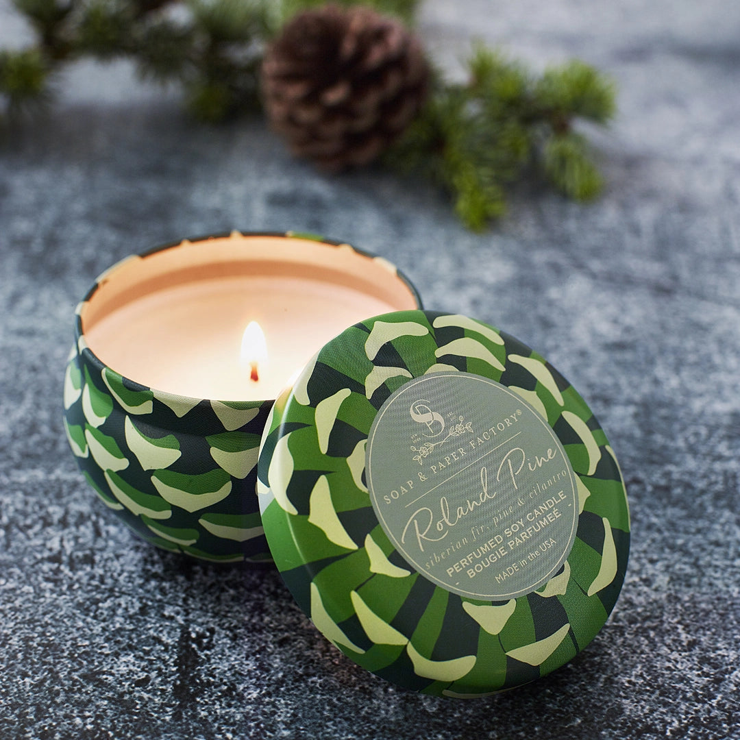 Roland Pine Soy Candle Tin