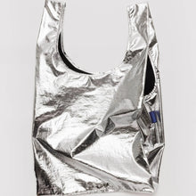 Load image into Gallery viewer, Baggu | Standard Baggu in Metallic Silver
