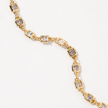Load image into Gallery viewer, Luna Norte | Grid Spectrum CZ Collar Chain Layering Necklace
