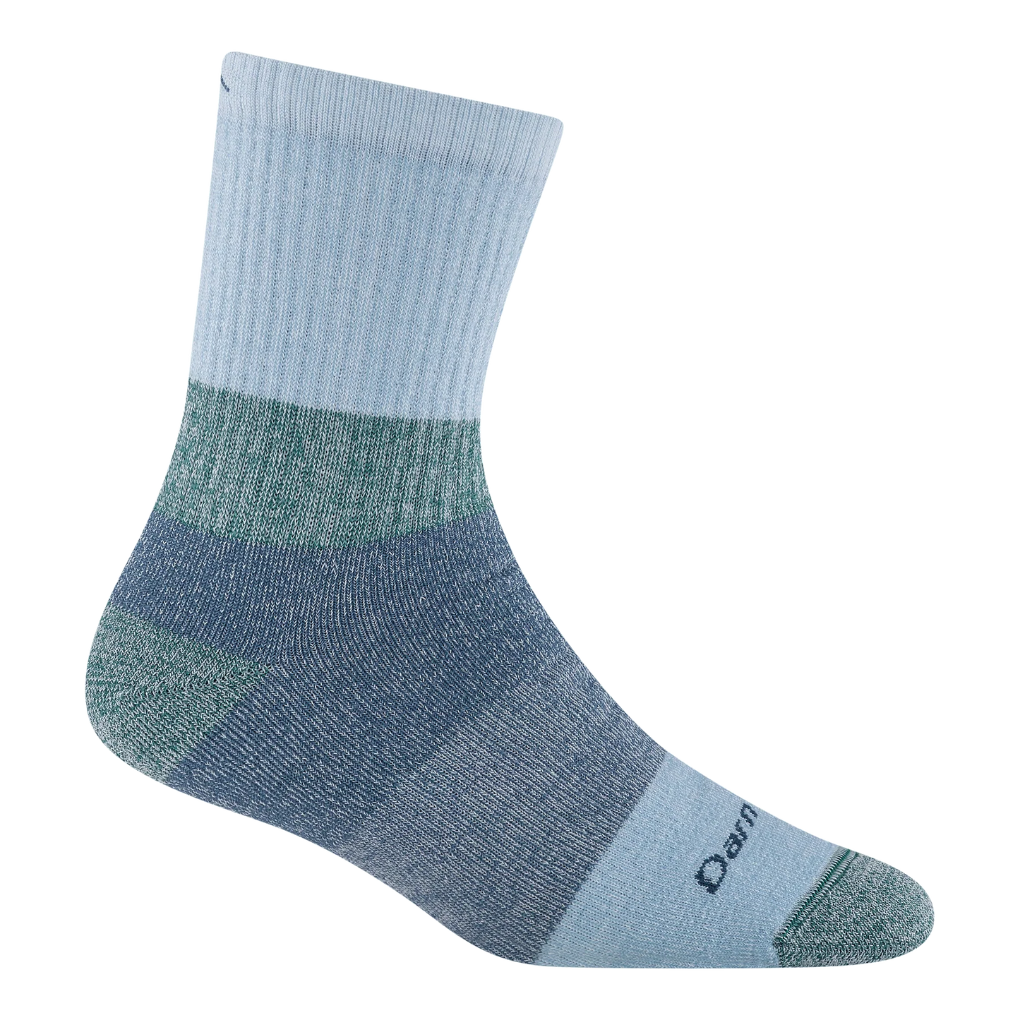 Kids Hill Topper Micro Crew Heavyweight Hiking Socks in Dragonfly
