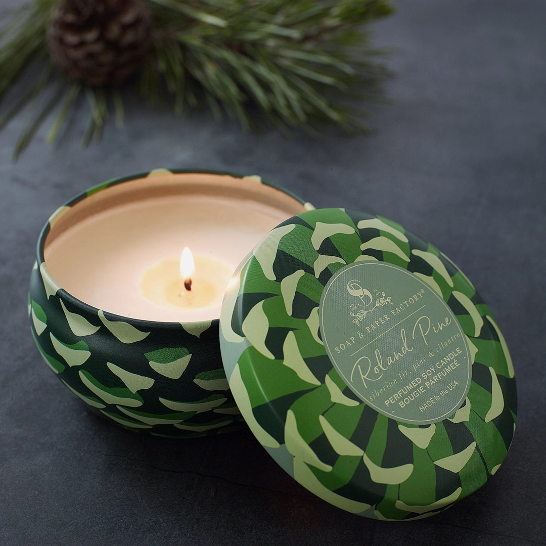 Roland Pine Soy Candle Tin